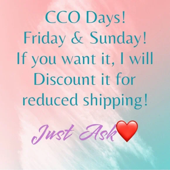 CCO ON THURSDAYS & SUNDAYS! Get Reduced Shipping! - Picture 2 of 2